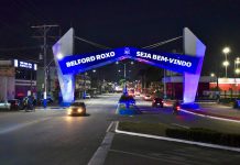Pórtico é reinaugurado em Belford Roxo
